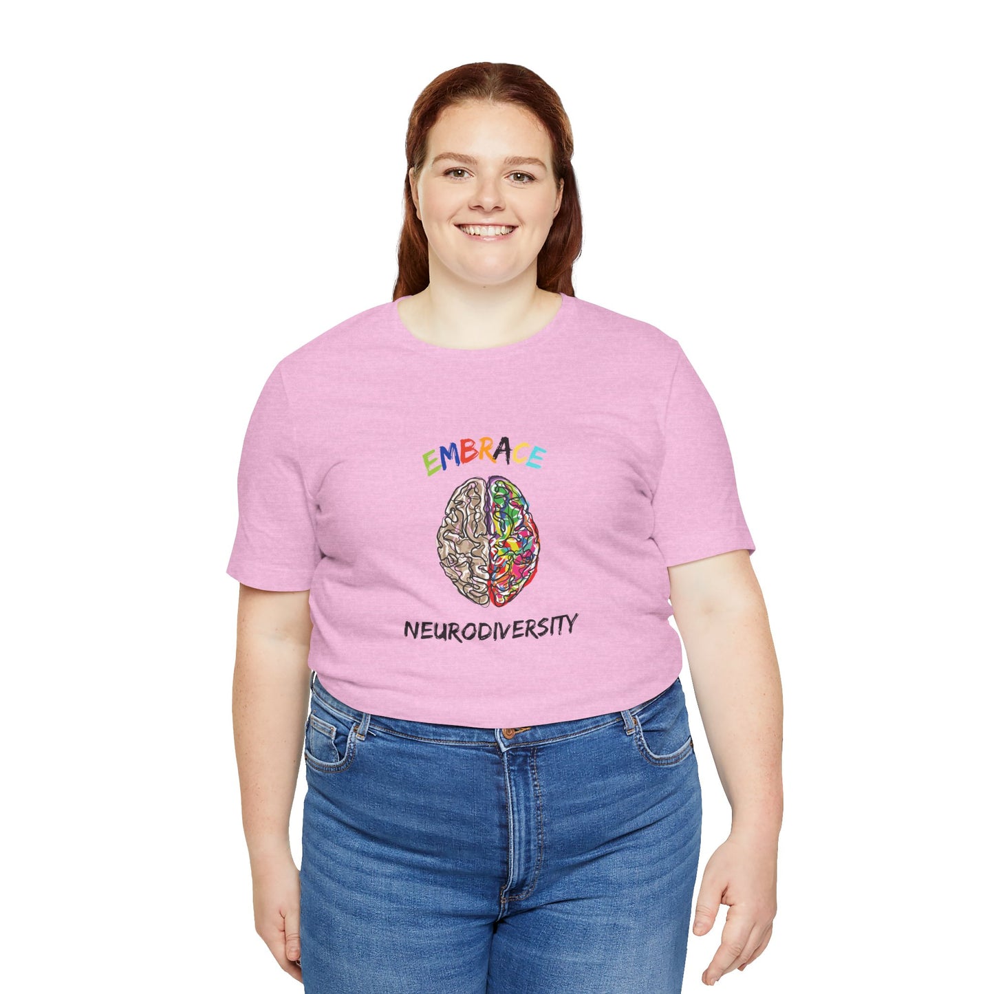 Embrace Neurodiversity - Short Sleeve T-Shirt for Awareness and Celebration - 7 colors