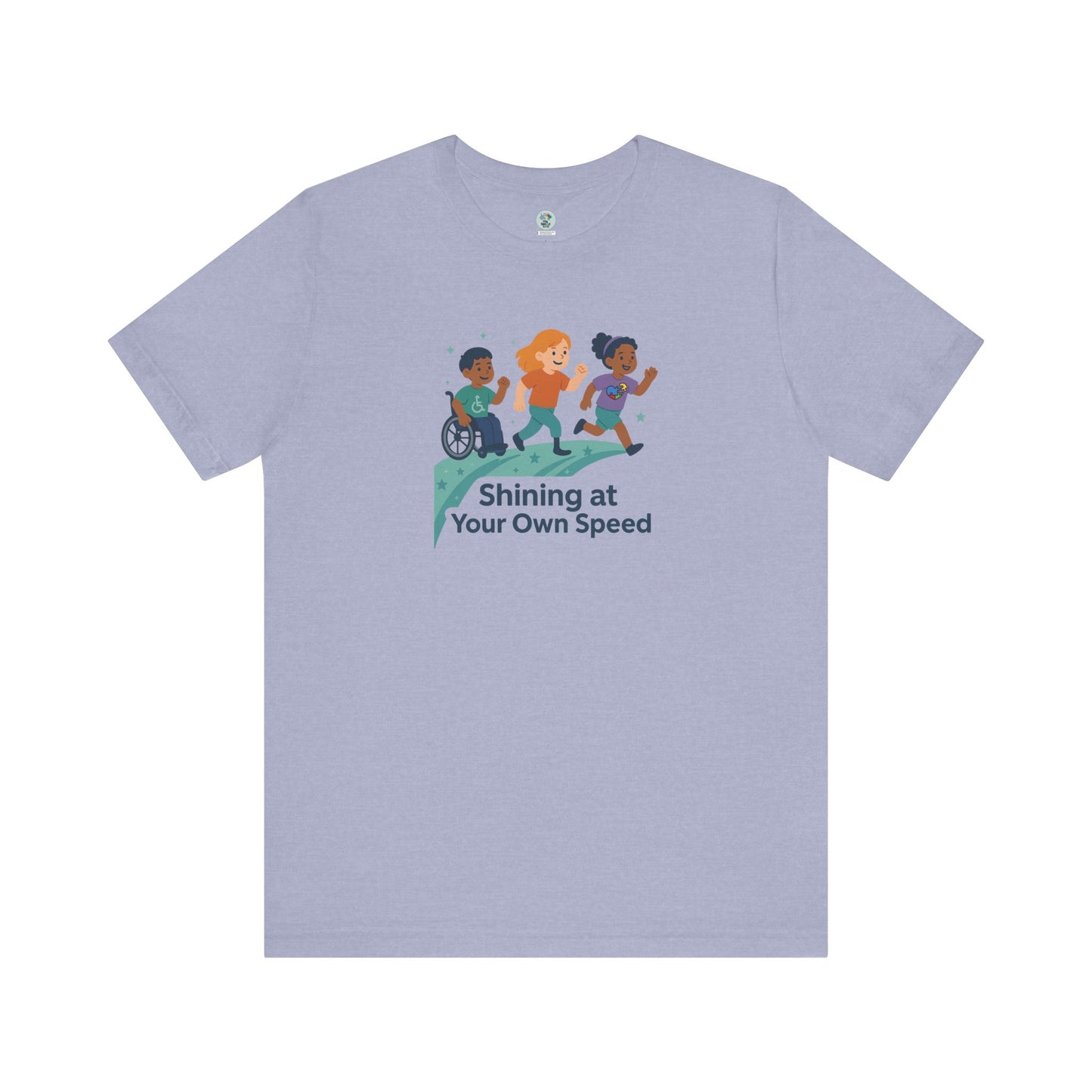 Inclusive T-shirt - Short Sleeve - Awareness and Celebration - 5 colors