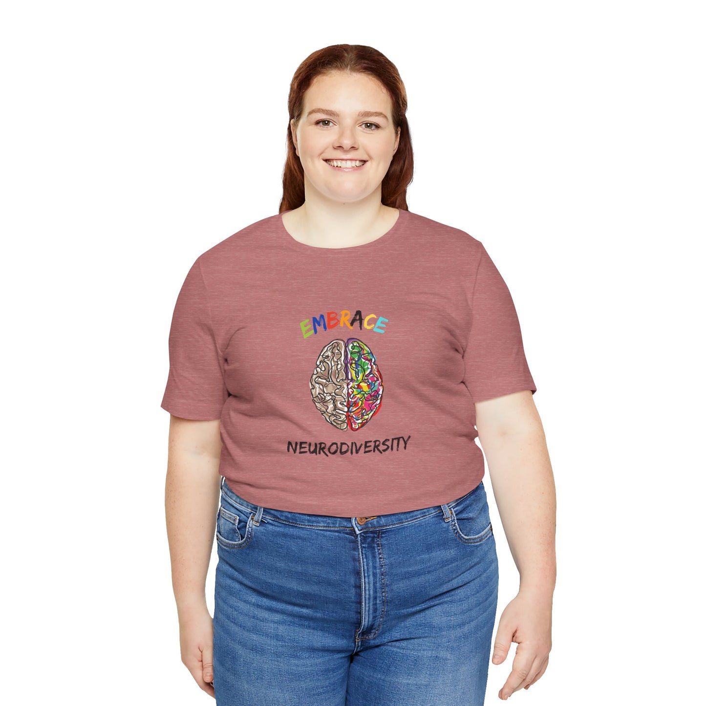 Embrace Neurodiversity - Short Sleeve T-Shirt for Awareness and Celebration - 7 colors