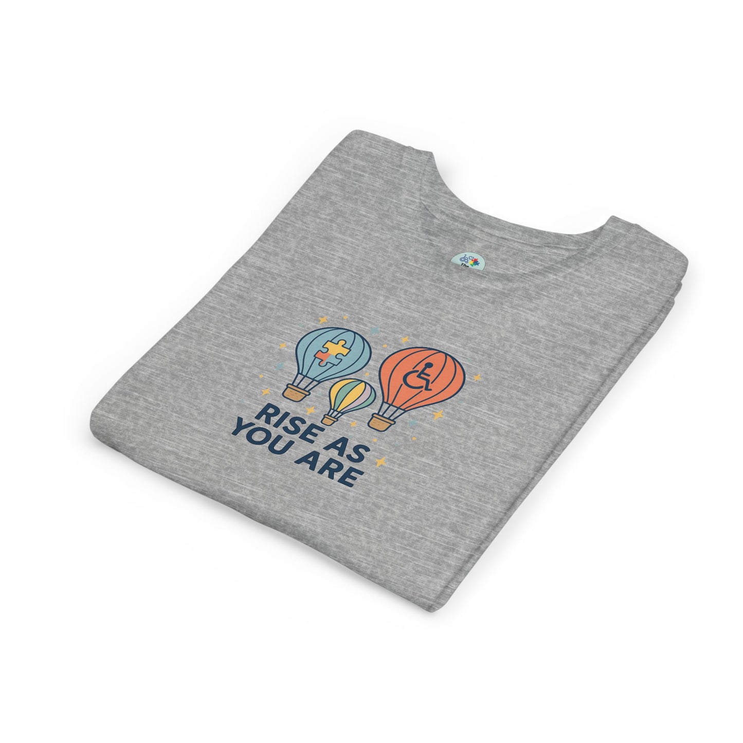 Rise as you are - Autism Wheelchair Disabilities Kids Tee - 6 colors