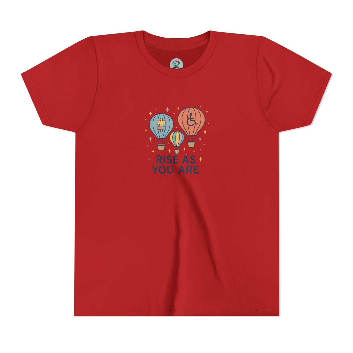 Rise as you are - Autism Wheelchair Disabilities Kids Tee - 6 colors