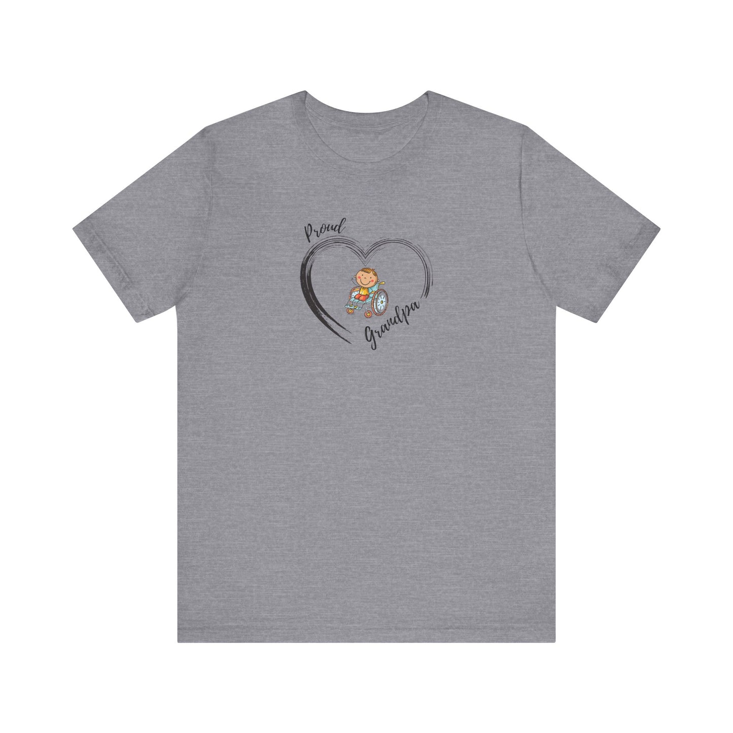Proud Grandpa -BOY - Unisex Jersey Short Sleeve T-Shirt for Awareness and Celebration