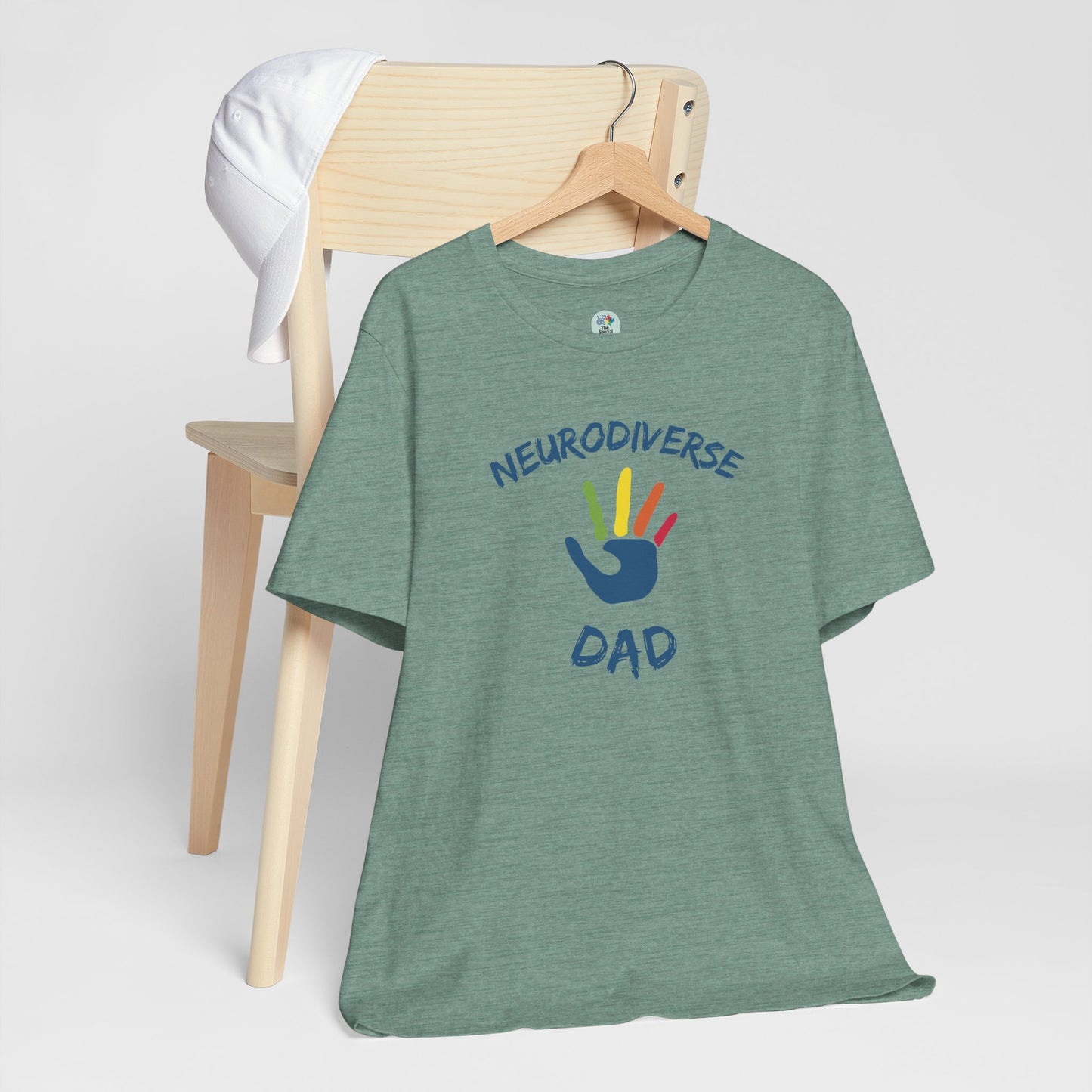 Neurodiverse DAD T-shirt - Short Sleeve - Awareness and Celebration - 10 colors
