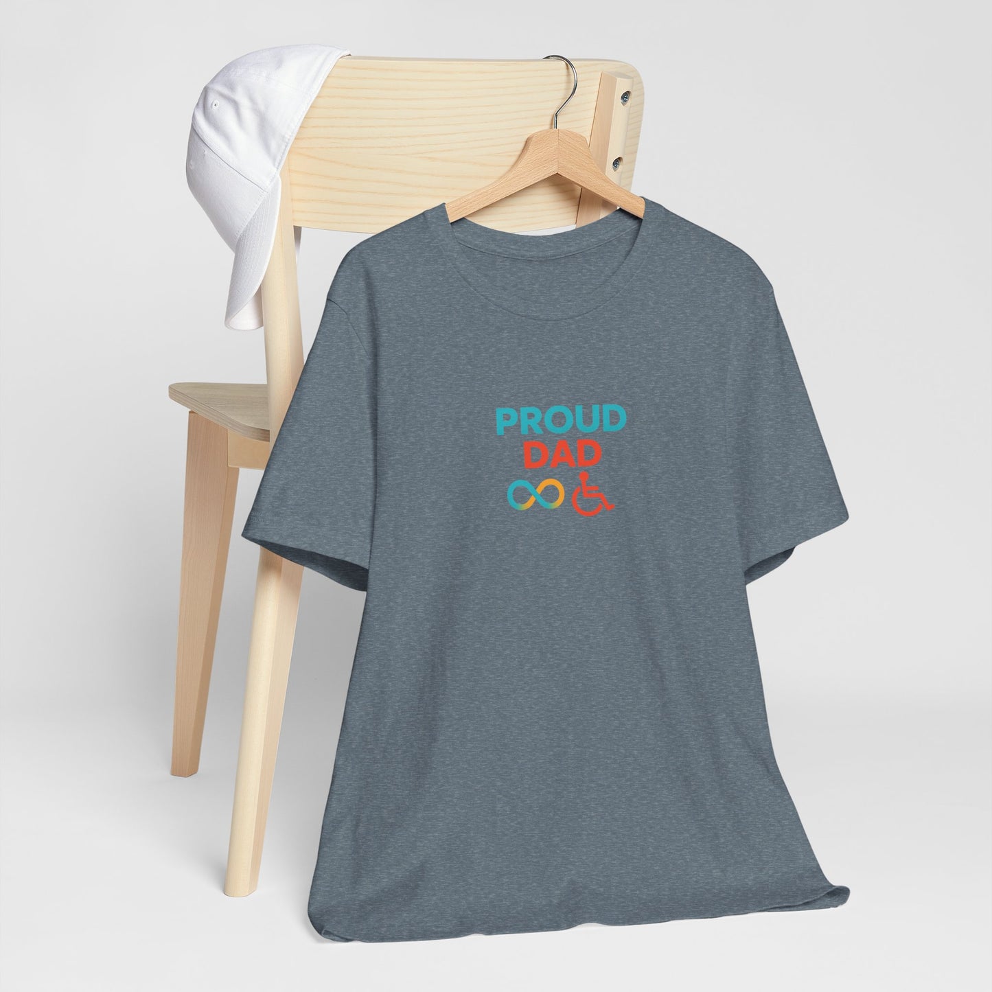 Proud dad T-shirt - Short Sleeve - Awareness and Celebration - 9 colors