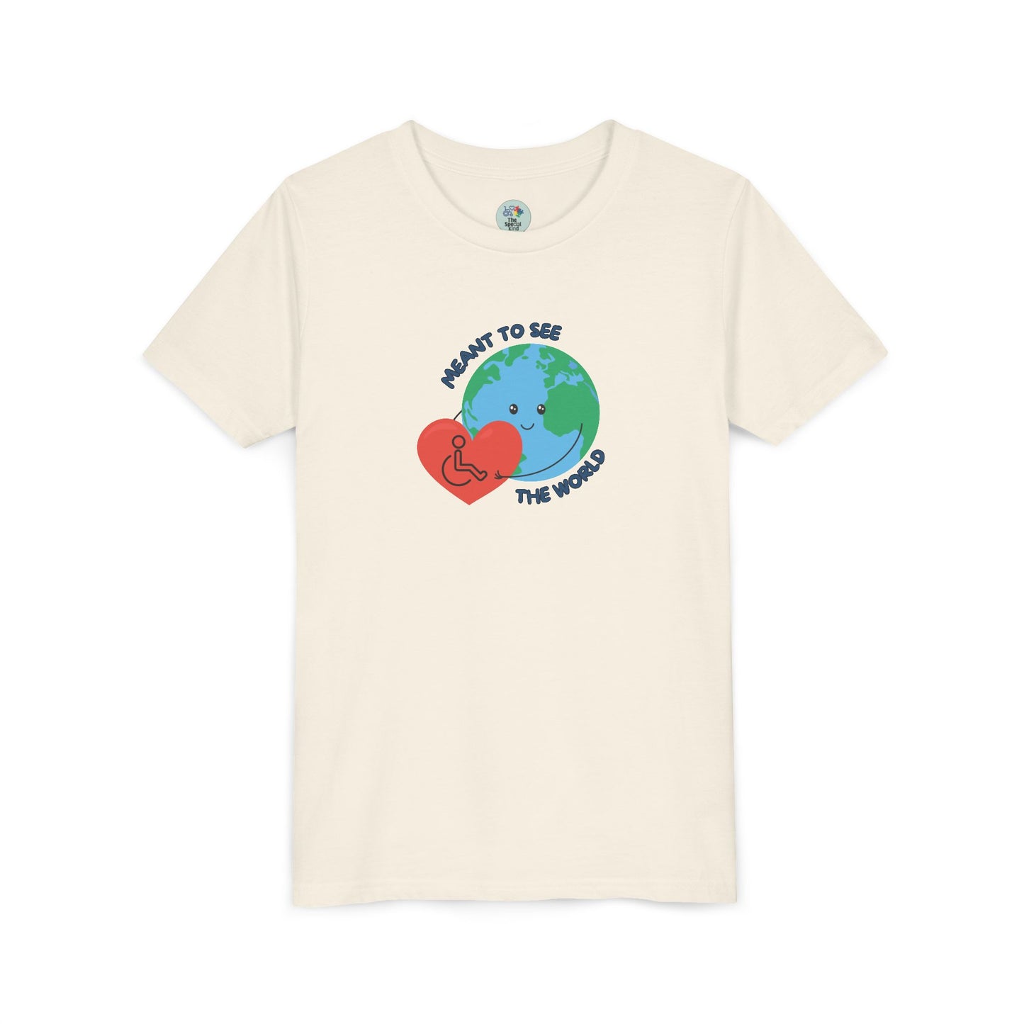 Meant to see the world wheelchair Kids Tee - 6 colors