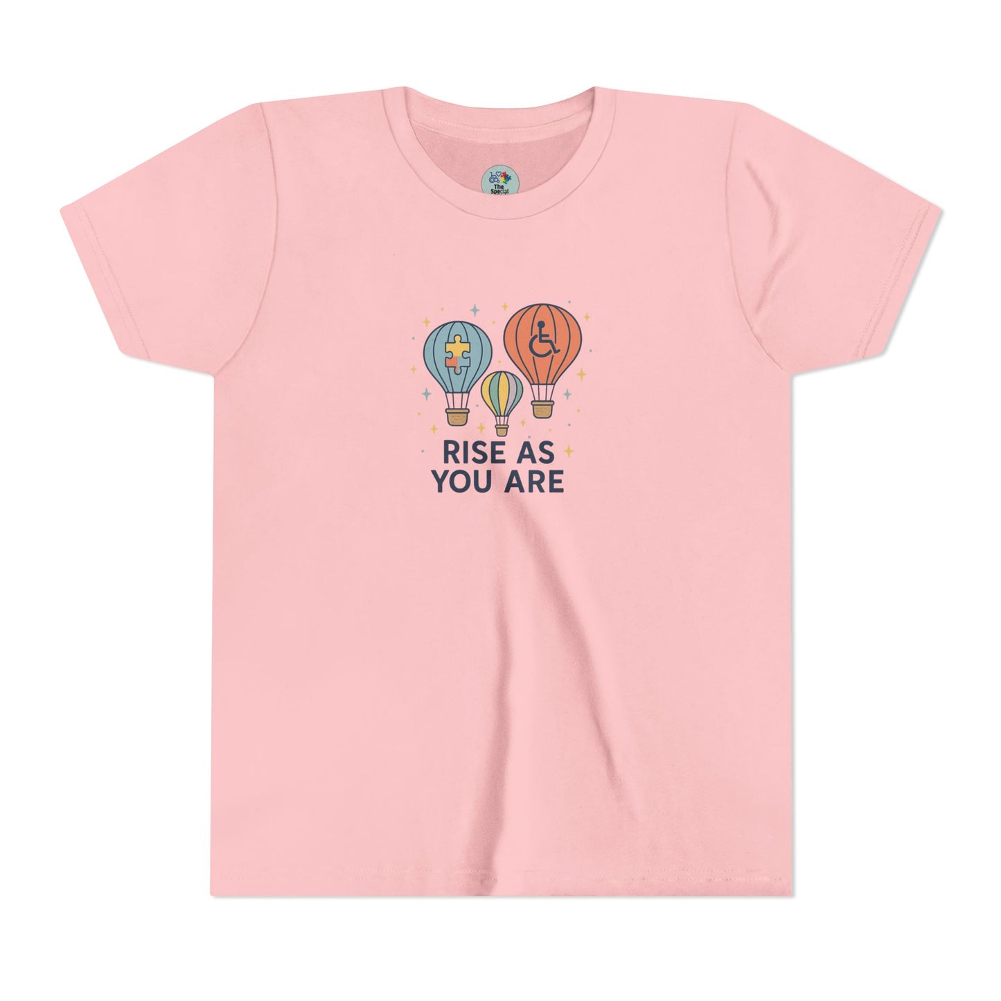 Rise as you are - Autism Wheelchair Disabilities Kids Tee - 6 colors