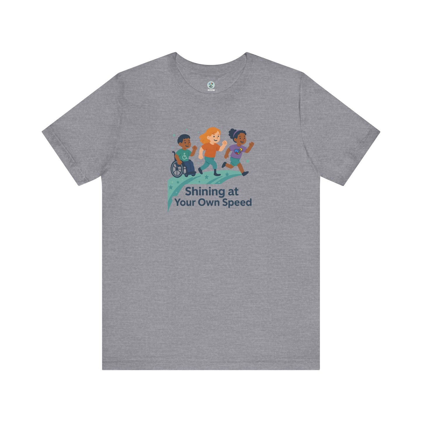 Inclusive T-shirt - Short Sleeve - Awareness and Celebration - 5 colors