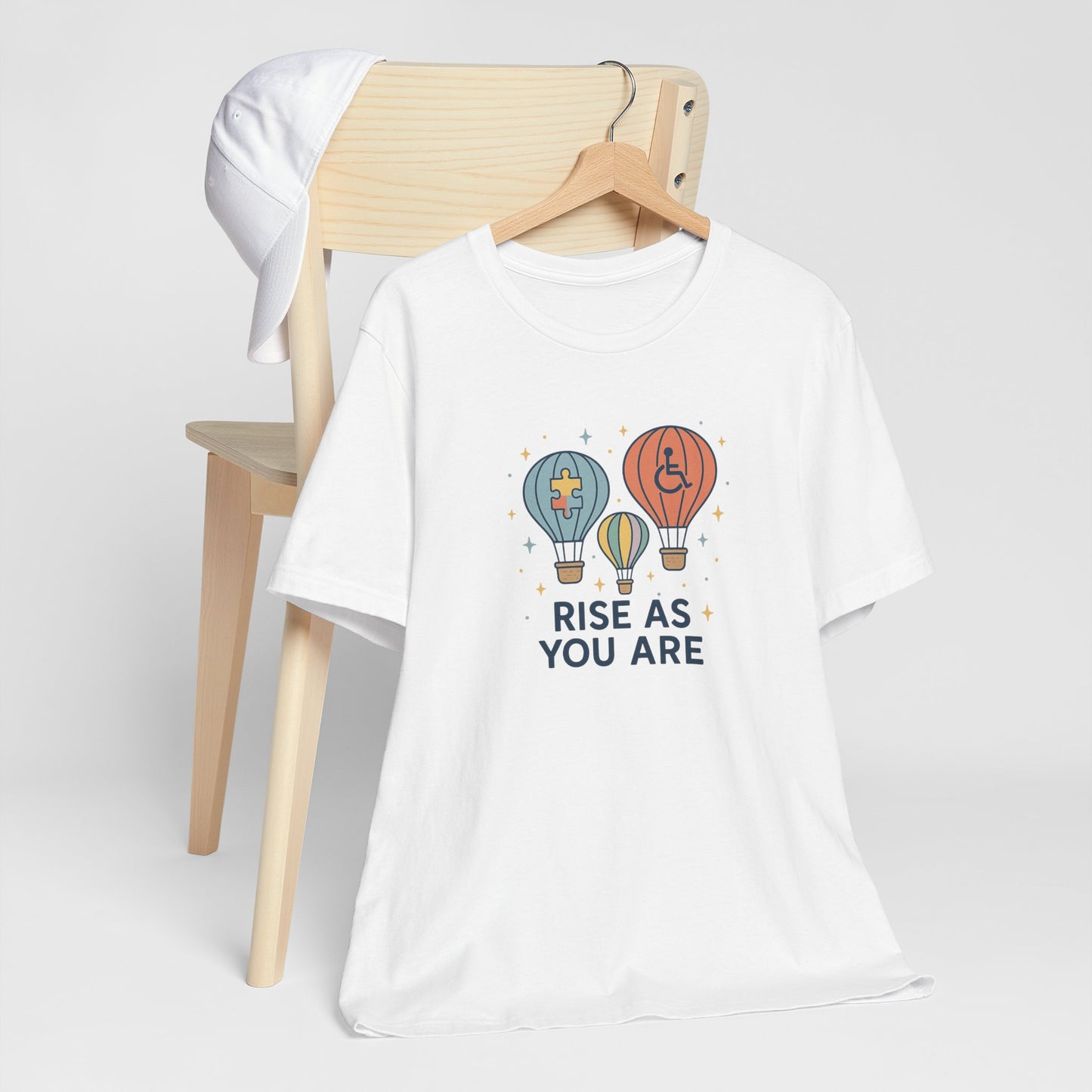 RISE AS YOU ARE - Unisex Jersey Short Sleeve T-Shirt for Awareness and Celebration
