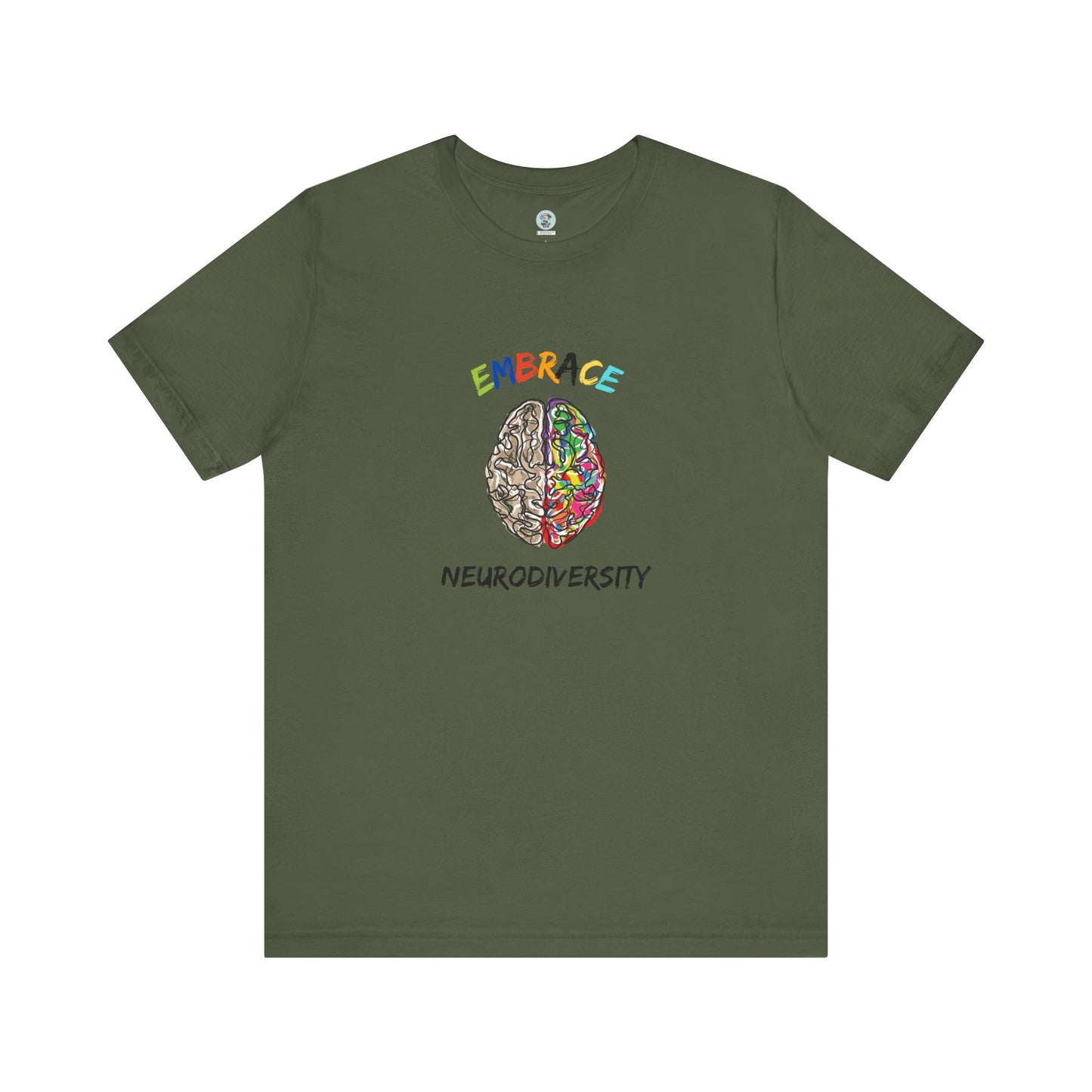 Embrace Neurodiversity - Short Sleeve T-Shirt for Awareness and Celebration - 7 colors