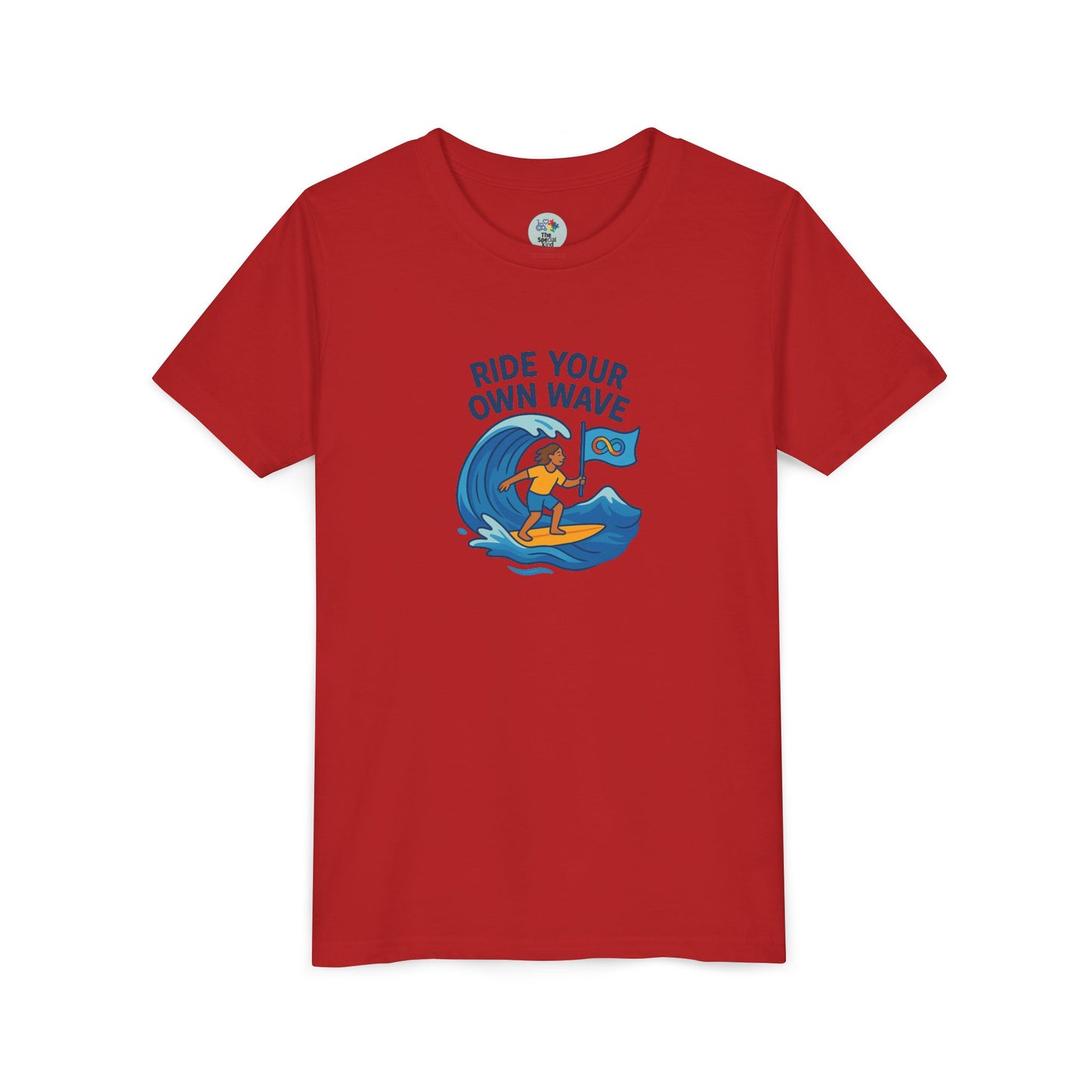 Ride your own Wave Neurodiversity - Different minds same dreams - Kids Tee - 5 colors