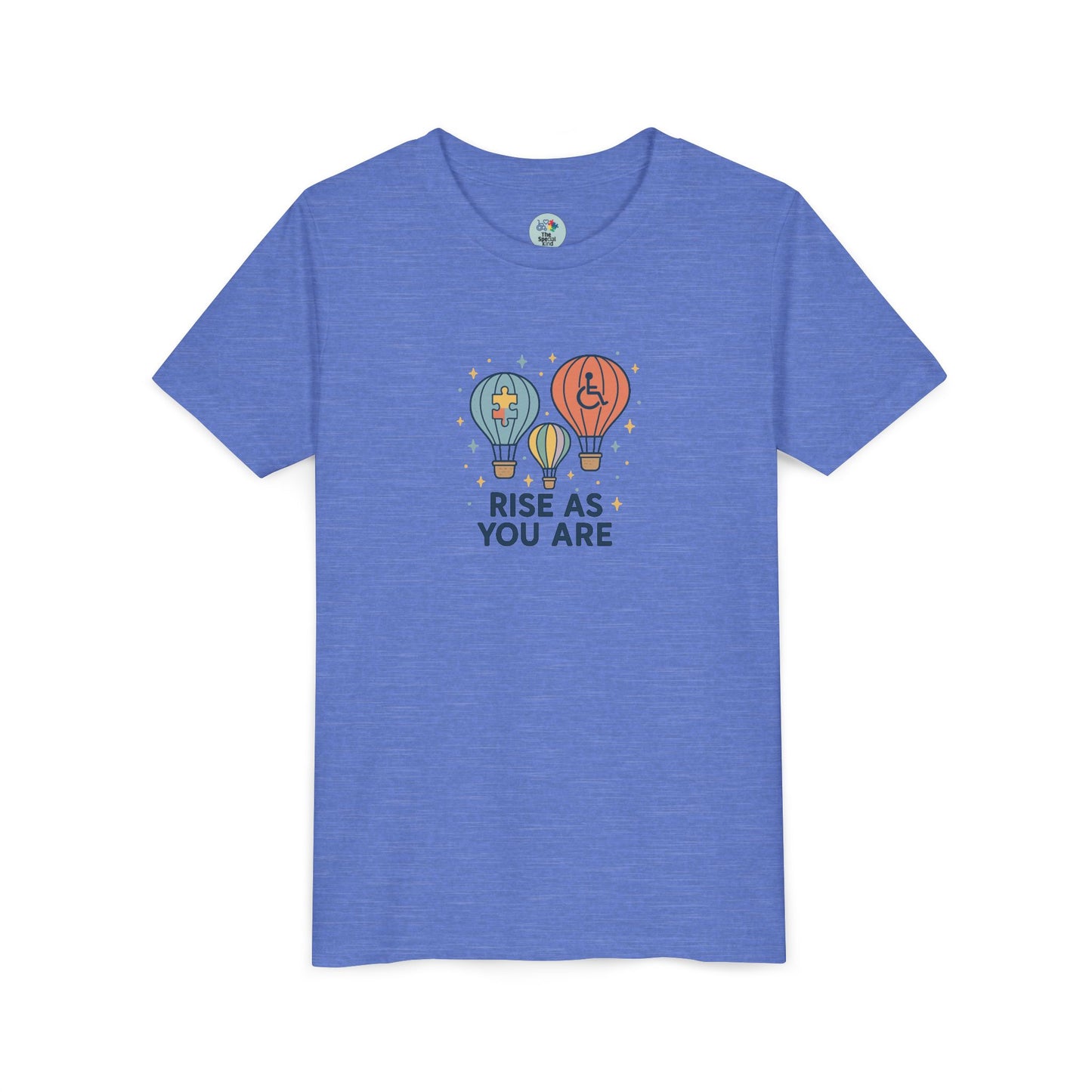 Rise as you are - Autism Wheelchair Disabilities Kids Tee - 6 colors