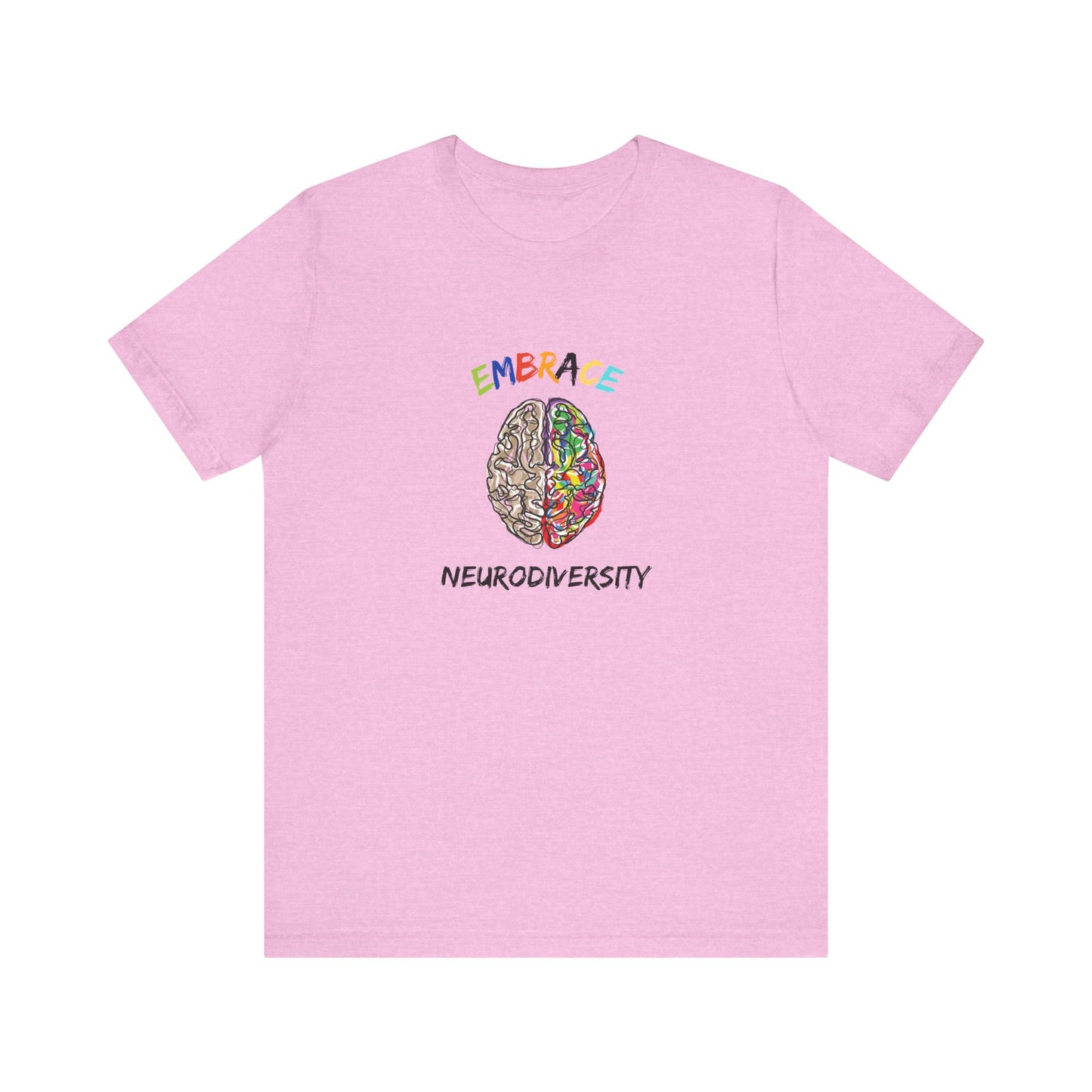 Neurodiversity Embrace Tee - Unisex Jersey Short Sleeve T-Shirt for Awareness and Celebration