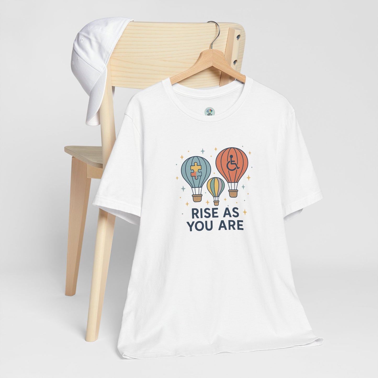 RISE AS YOU ARE - Short Sleeve T-Shirt for Awareness and Celebration - 11 colors