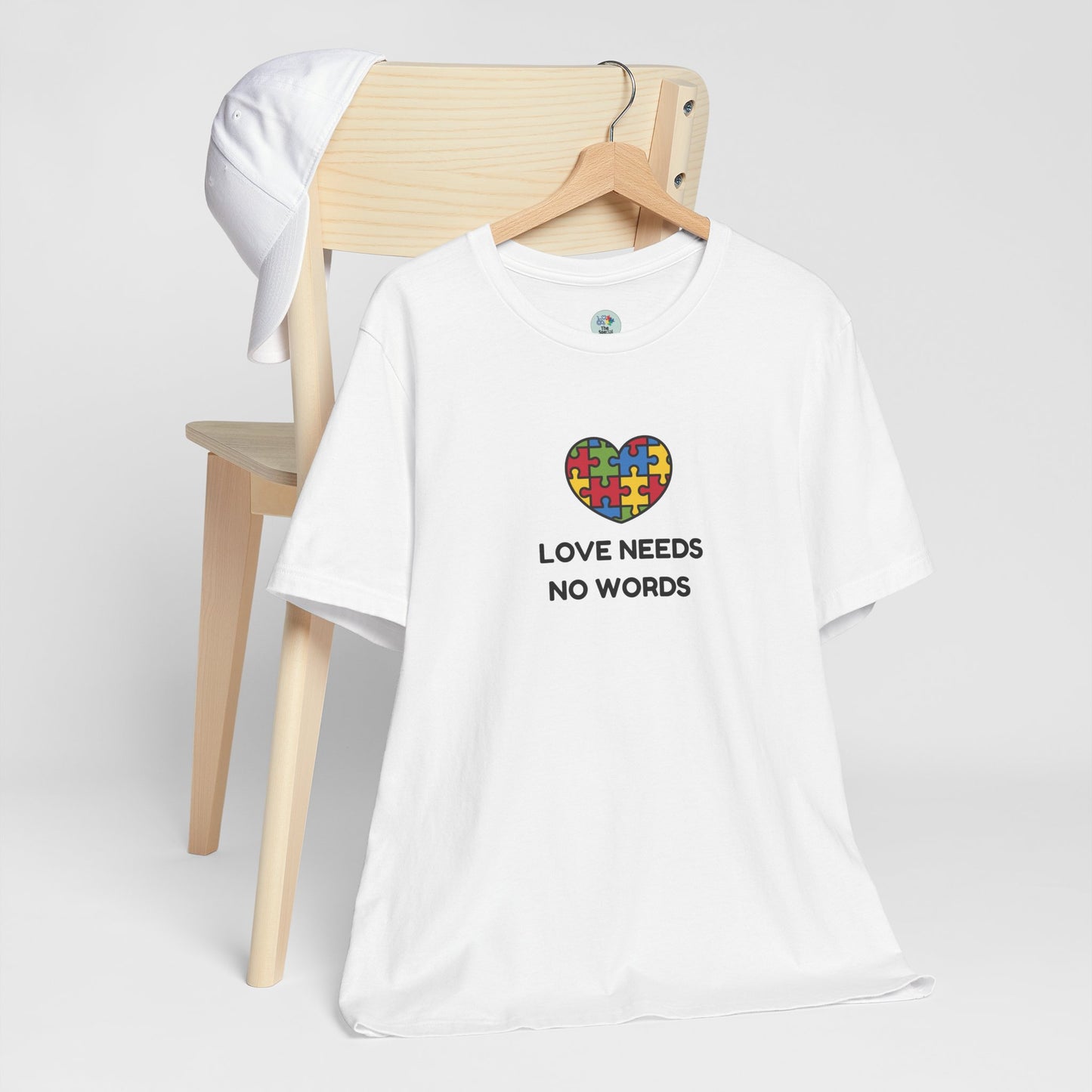 Love Needs no Words - Short Sleeve T-Shirt for Awareness and Celebration - 10 colors