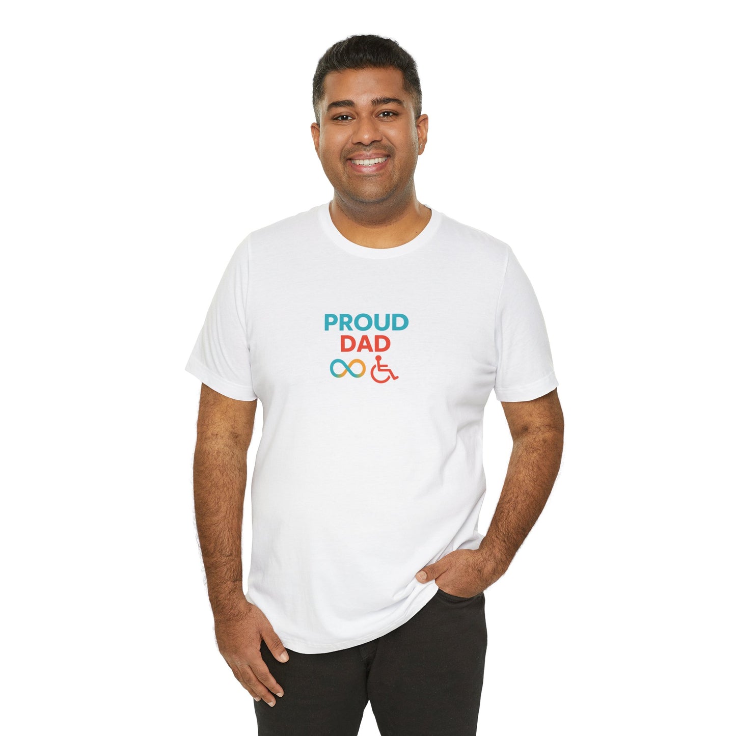 Proud dad T-shirt - Short Sleeve - Awareness and Celebration - 9 colors