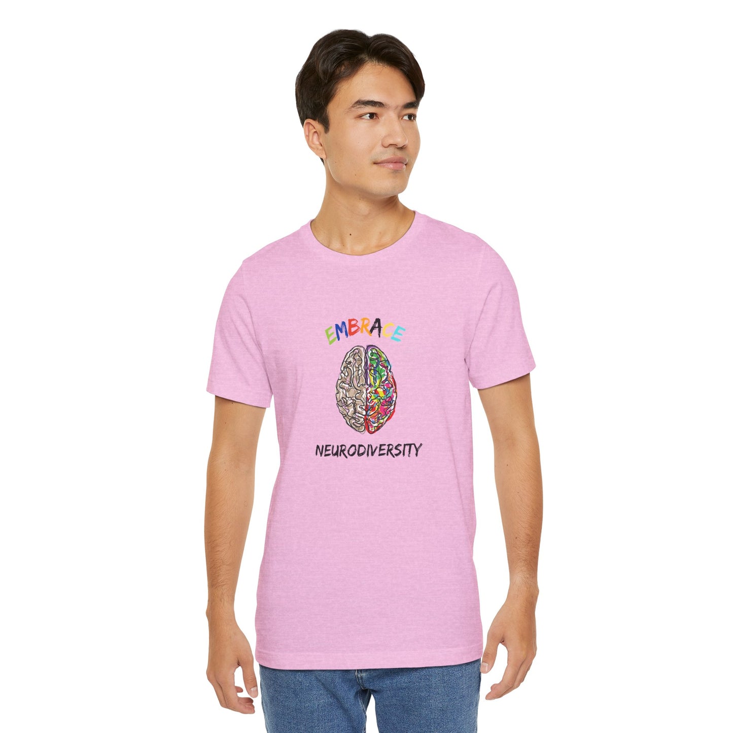 Embrace Neurodiversity - Short Sleeve T-Shirt for Awareness and Celebration - 7 colors