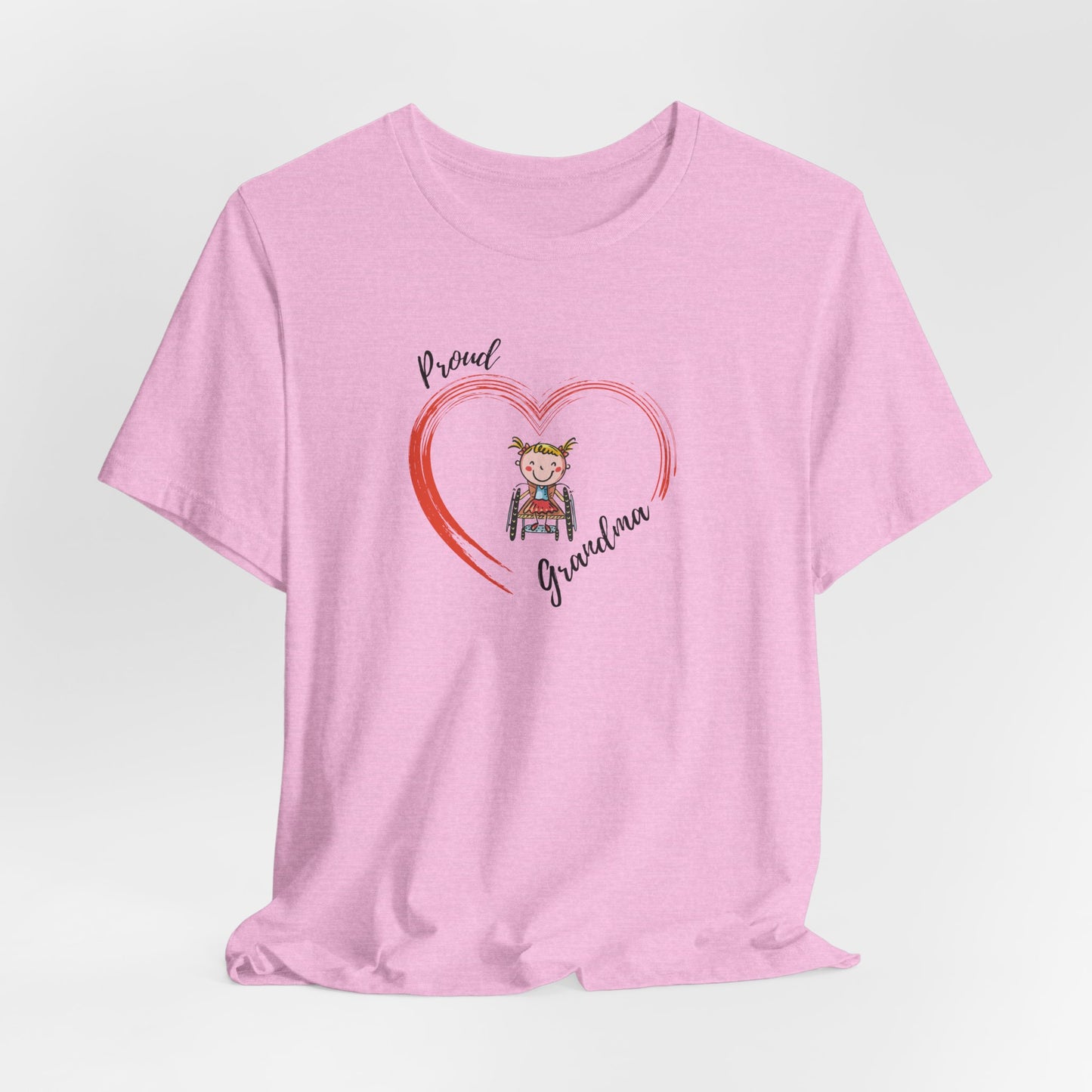 Proud Grandma - GIRL - Unisex Jersey Short Sleeve T-Shirt for Awareness and Celebration