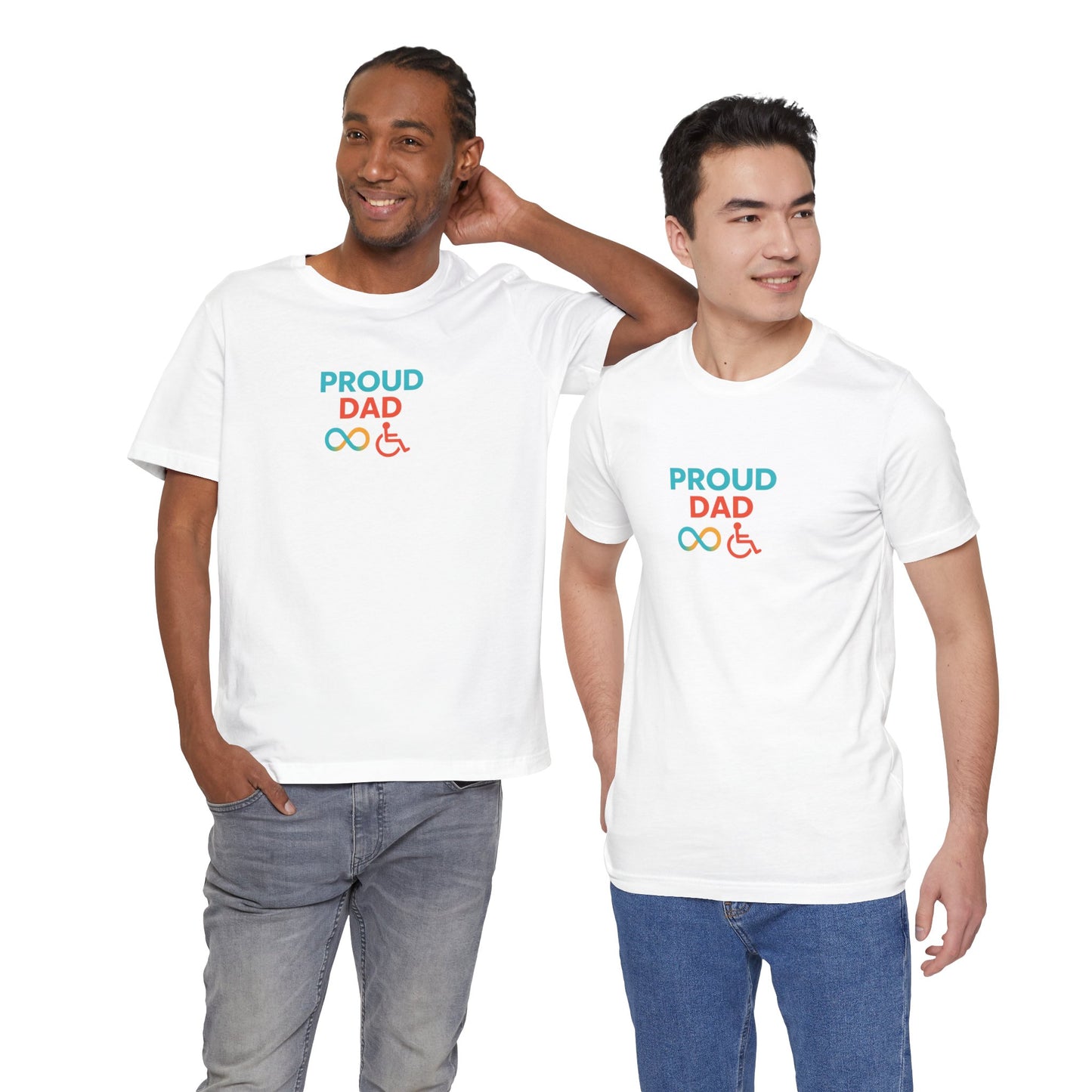 Proud dad T-shirt - Short Sleeve - Awareness and Celebration - 9 colors