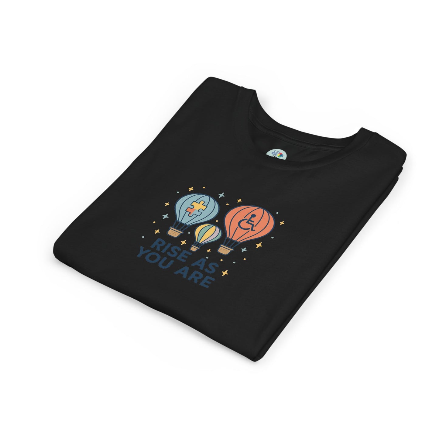 Rise as you are - Autism Wheelchair Disabilities Kids Tee - 6 colors