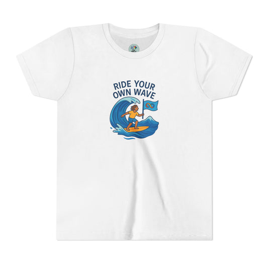 Ride your own Wave Neurodiversity  - Different minds same dreams - Kids Tee - 5 colors
