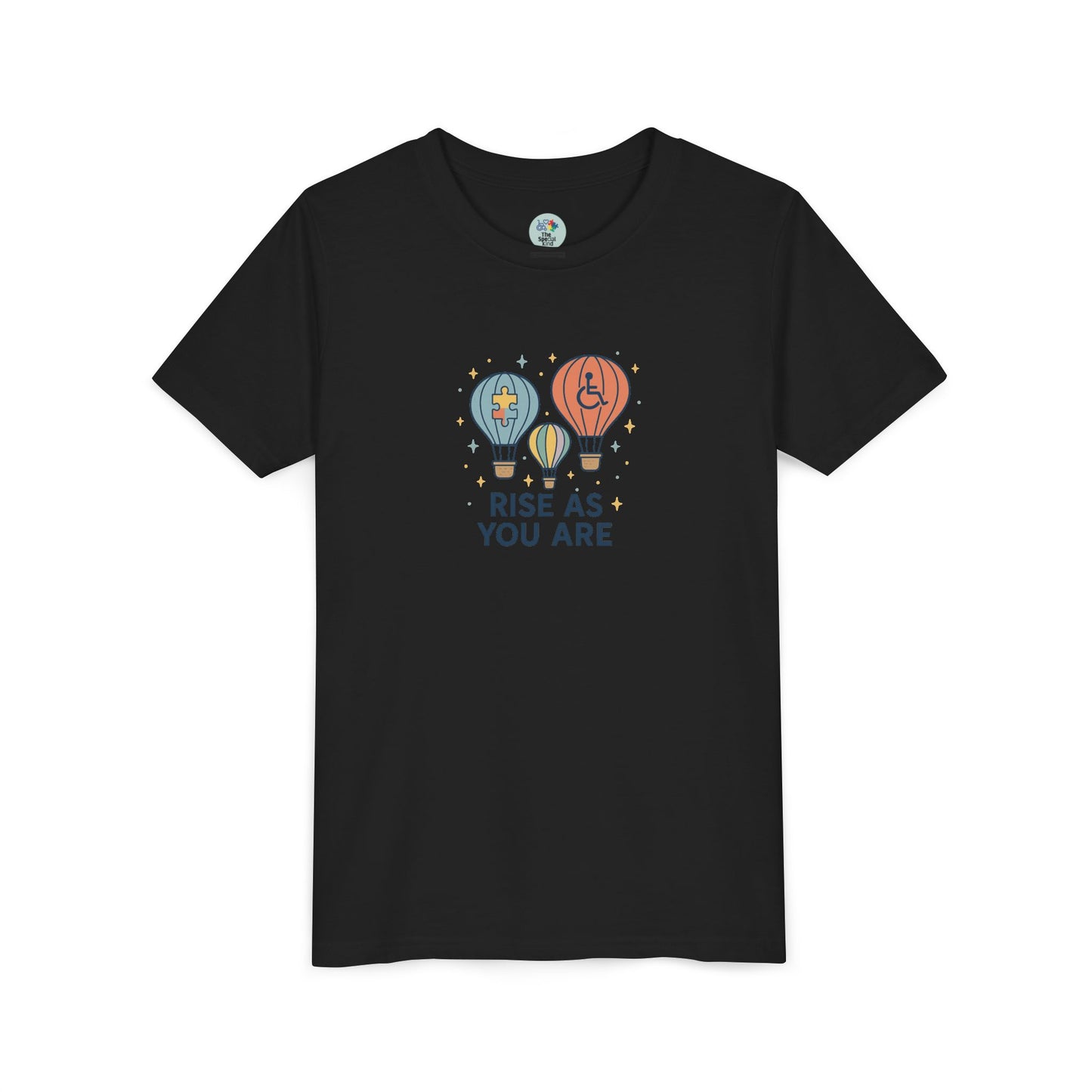 Rise as you are - Autism Wheelchair Disabilities Kids Tee - 6 colors