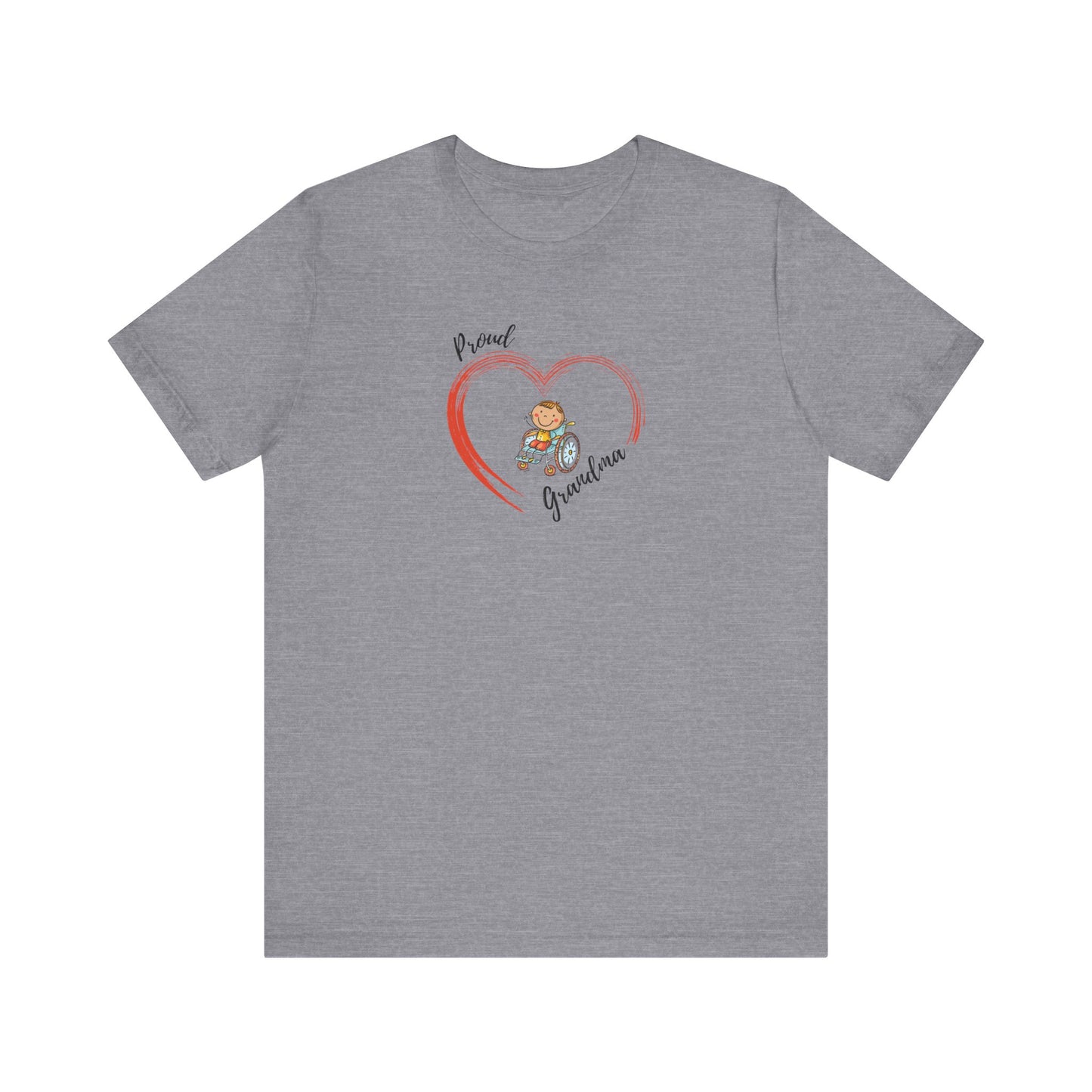 Proud Grandma -BOY - Unisex Jersey Short Sleeve T-Shirt for Awareness and Celebration