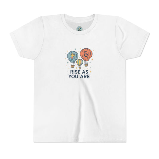 Rise as you are - Autism Wheelchair Disabilities Kids Tee - 6 colors