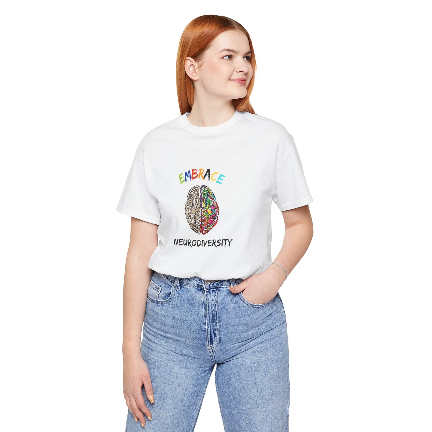 Embrace Neurodiversity - Short Sleeve T-Shirt for Awareness and Celebration - 7 colors