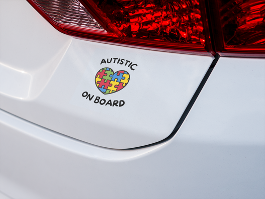 Autistic on Board -  Safety Awareness Stickers