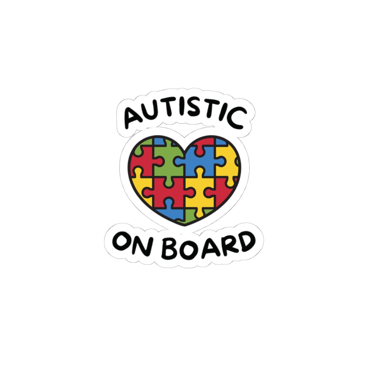 Autistic on Board -  Safety Awareness Stickers