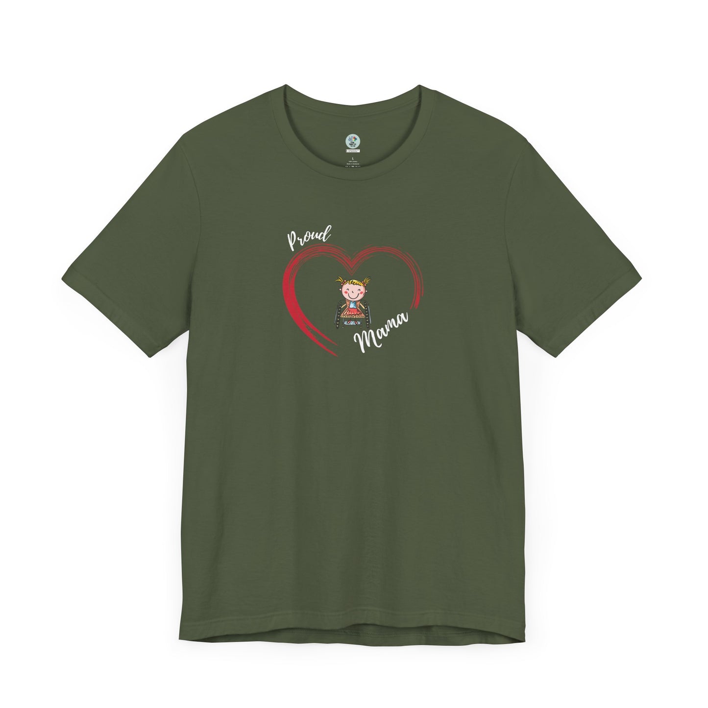 Proud Mama  - GIRL on Wheelchair - Unisex Jersey Short Sleeve T-Shirt for Awareness and Celebration - 9 colors