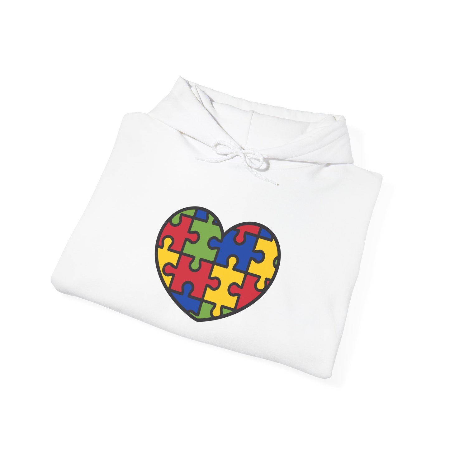 Autism Heart ™ Hooded Sweatshirt - 5 colors