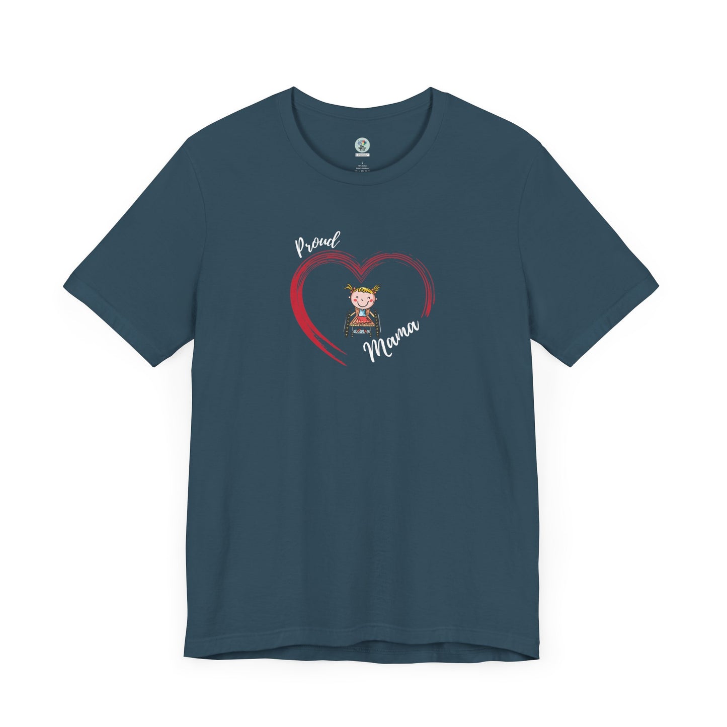 Proud Mama  - GIRL on Wheelchair - Unisex Jersey Short Sleeve T-Shirt for Awareness and Celebration - 9 colors