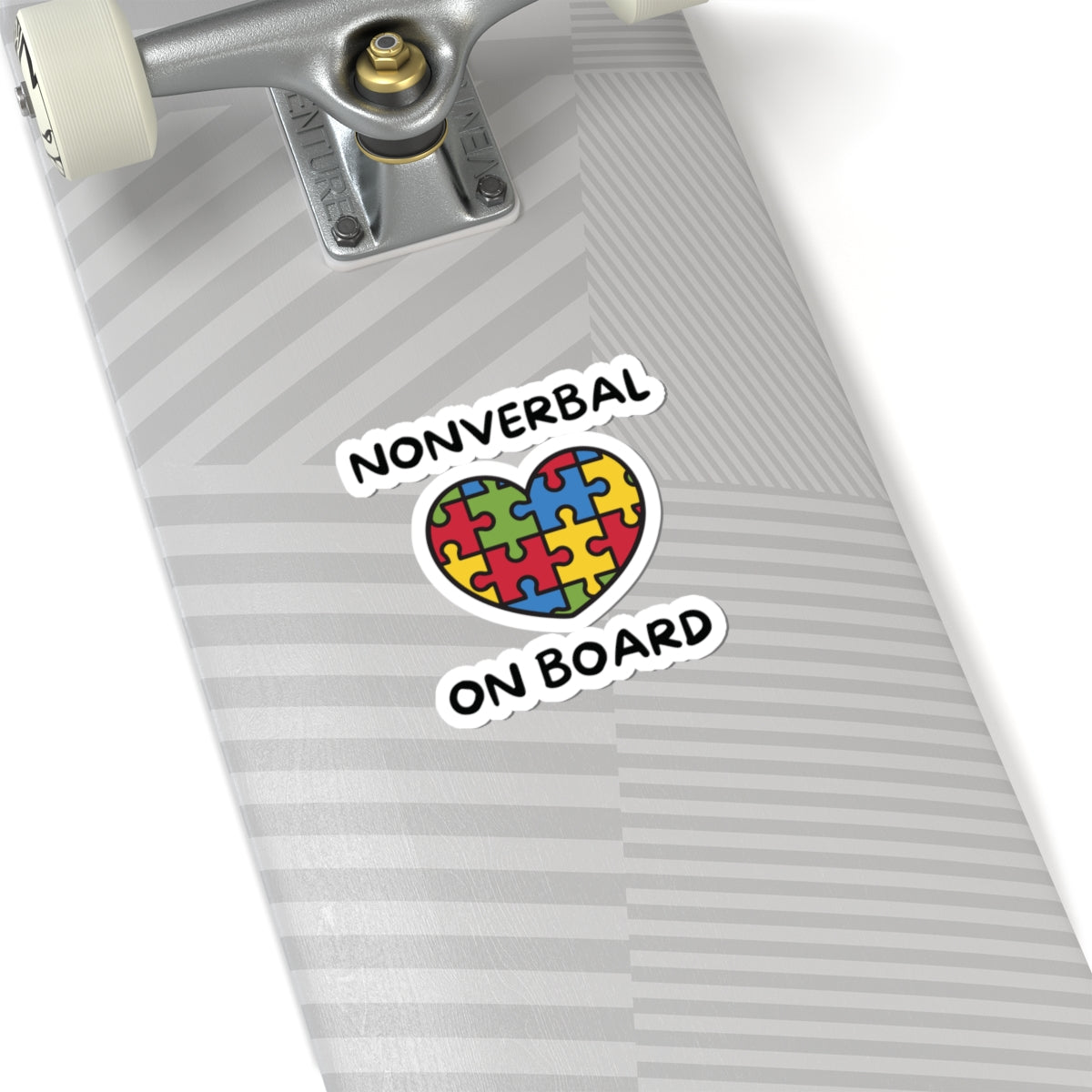 Non-Verbal on Board  Safety Awareness Stickers