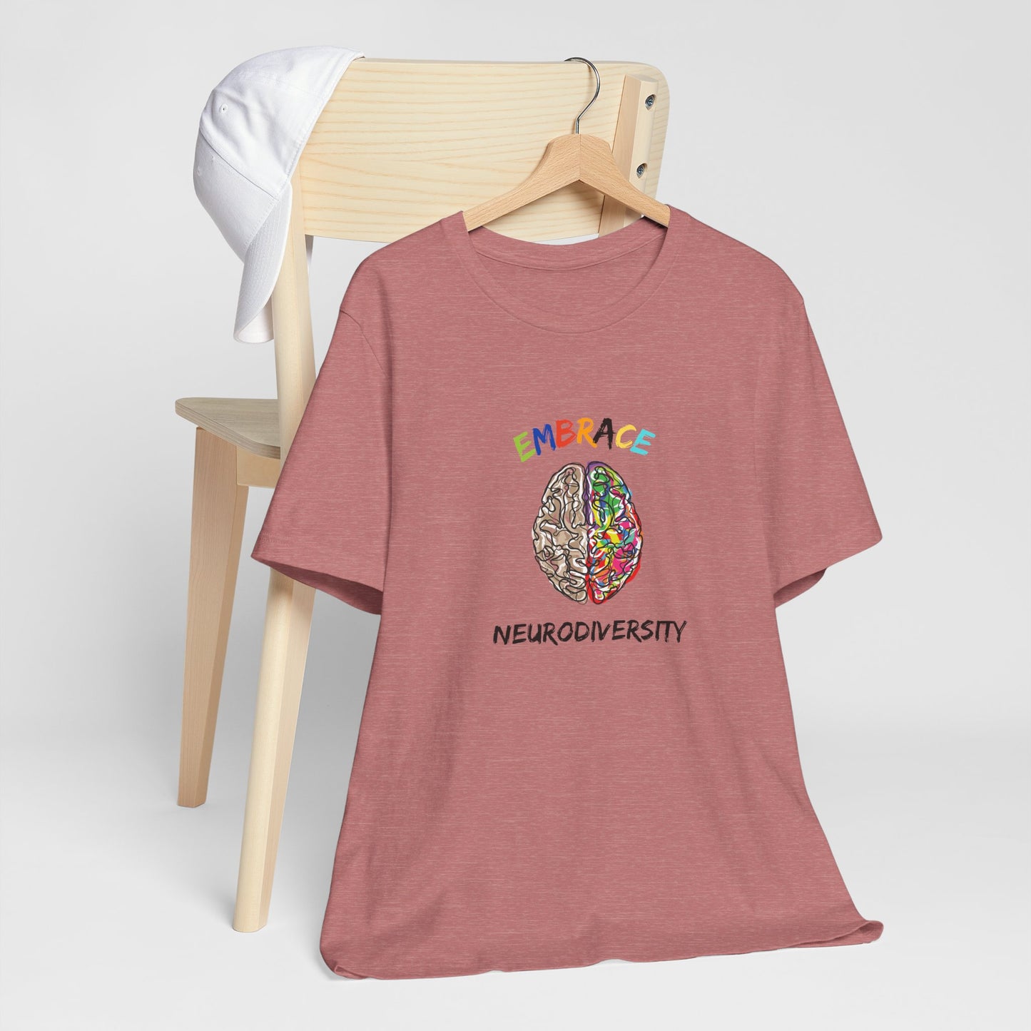 Neurodiversity Embrace Tee - Unisex Jersey Short Sleeve T-Shirt for Awareness and Celebration