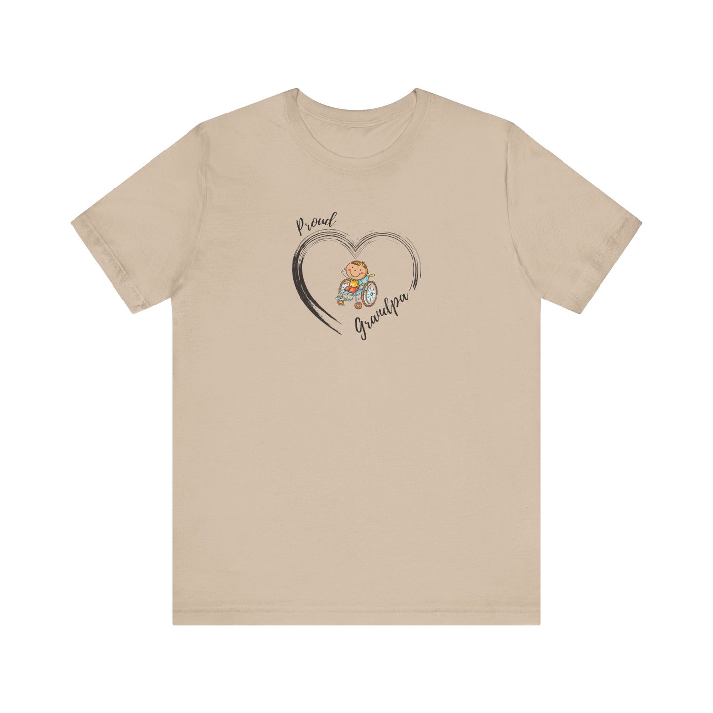 Proud Grandpa -BOY - Unisex Jersey Short Sleeve T-Shirt for Awareness and Celebration