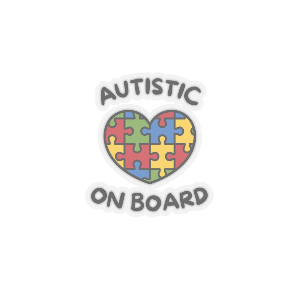 Autistic on Board -  Safety Awareness Stickers
