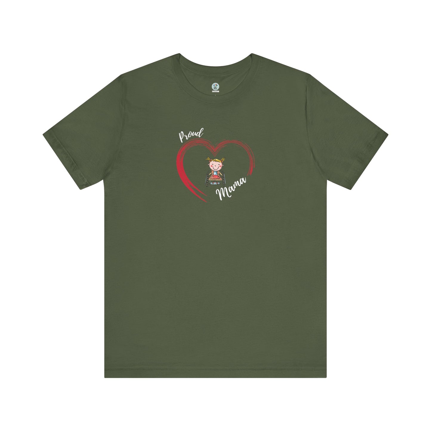 Proud Mama  - GIRL on Wheelchair - Unisex Jersey Short Sleeve T-Shirt for Awareness and Celebration - 9 colors