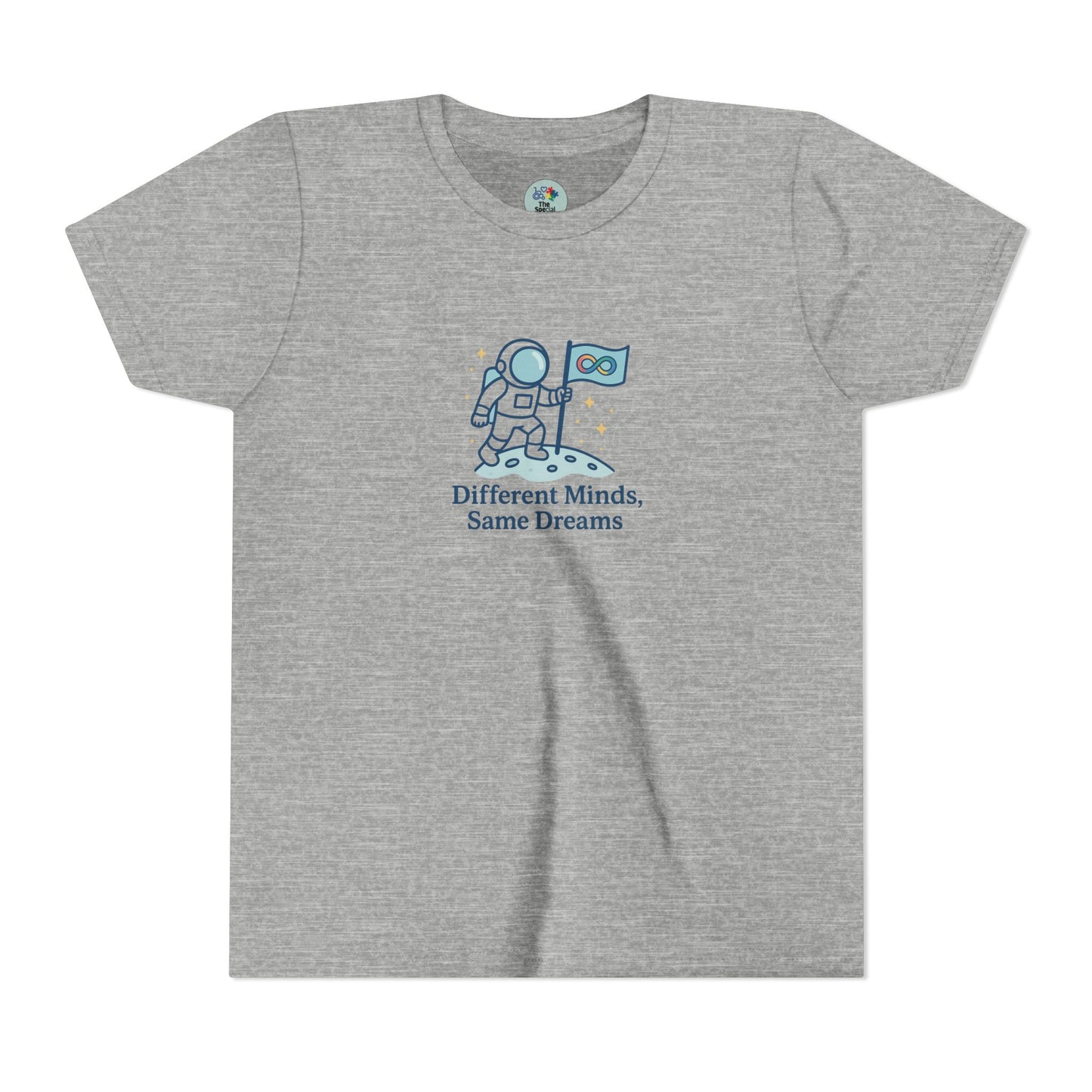 Neurodiverse - Different minds same dreams - Kids Tee - 5 colors