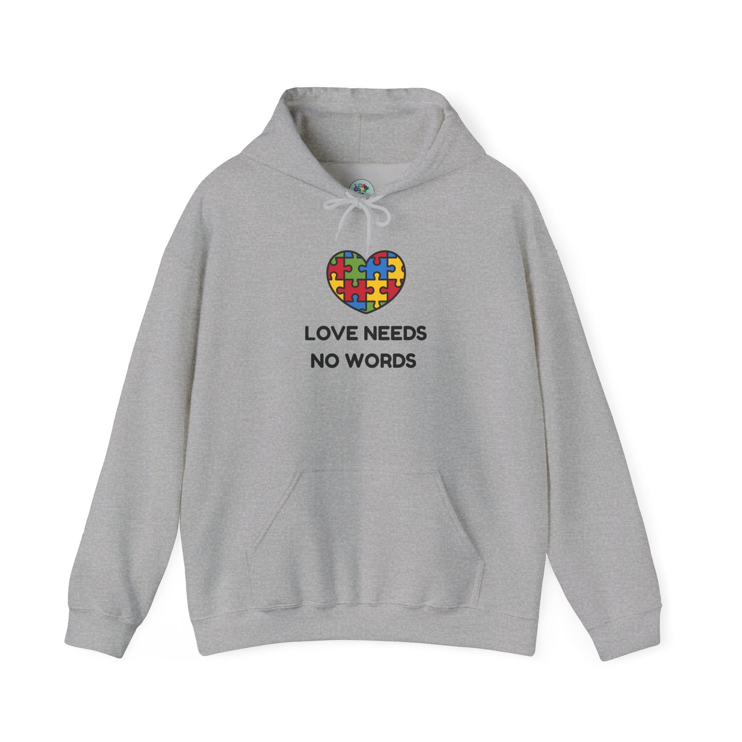Love needs no words ™ Hooded Sweatshirt - 5 colors